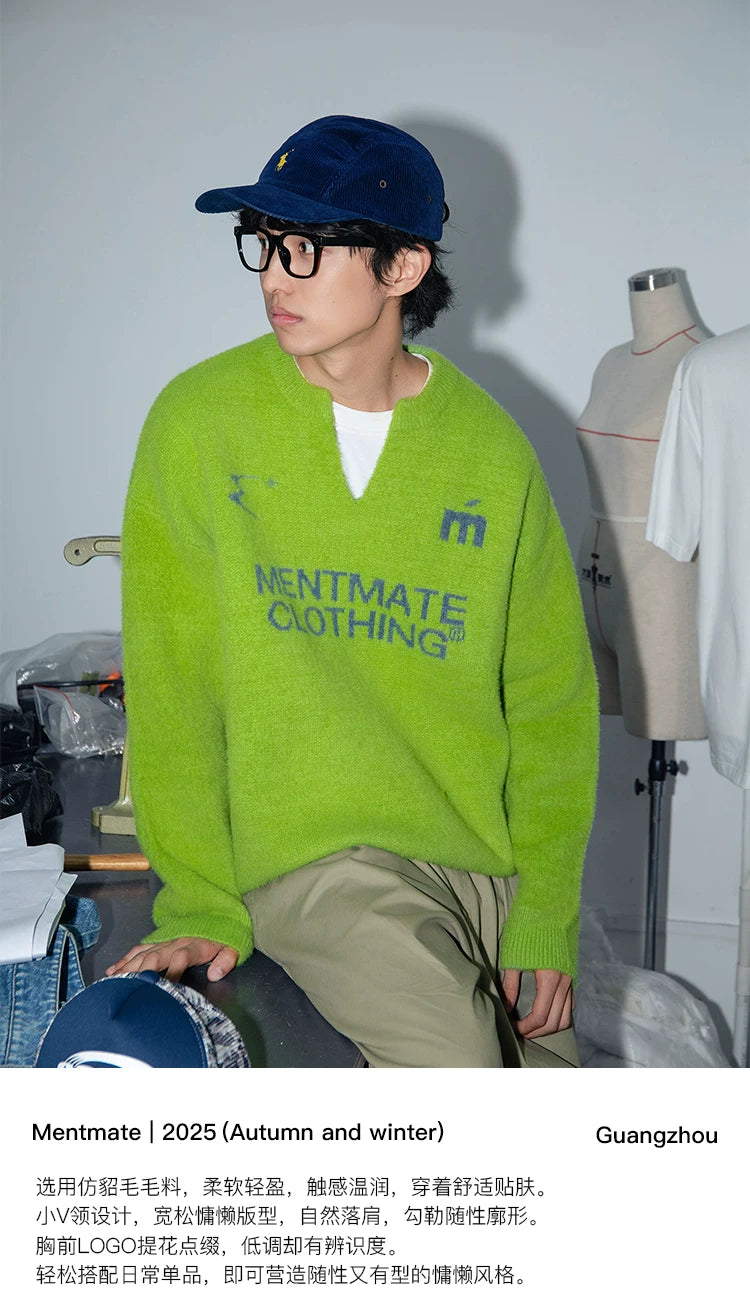 Mentmate Vintage English Jacquard Sweater