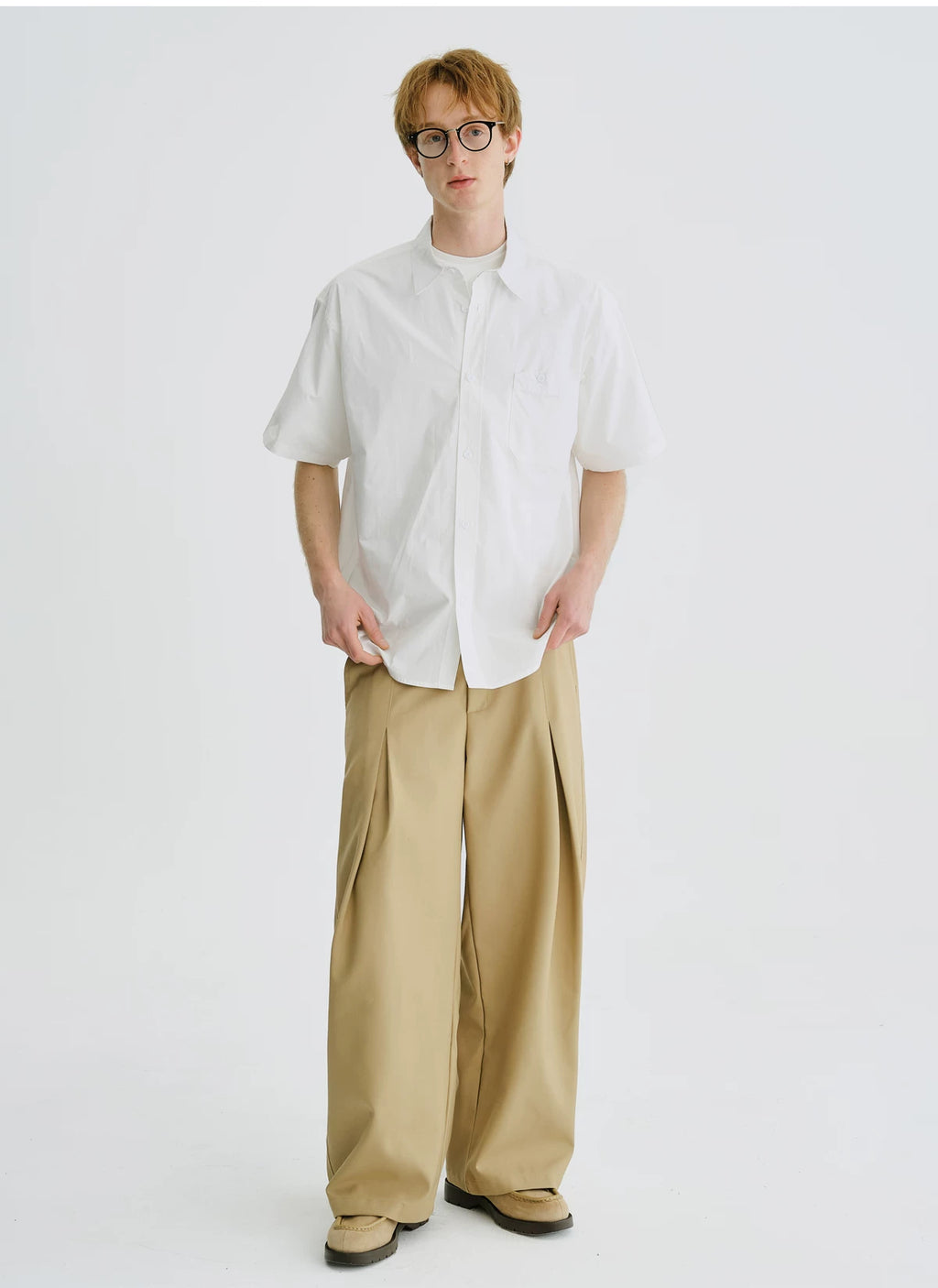 LIVINGTOWN Casual Loose Short-sleeved Shirt