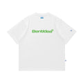 BENT IDEA Letter Print Casual Loose Tee