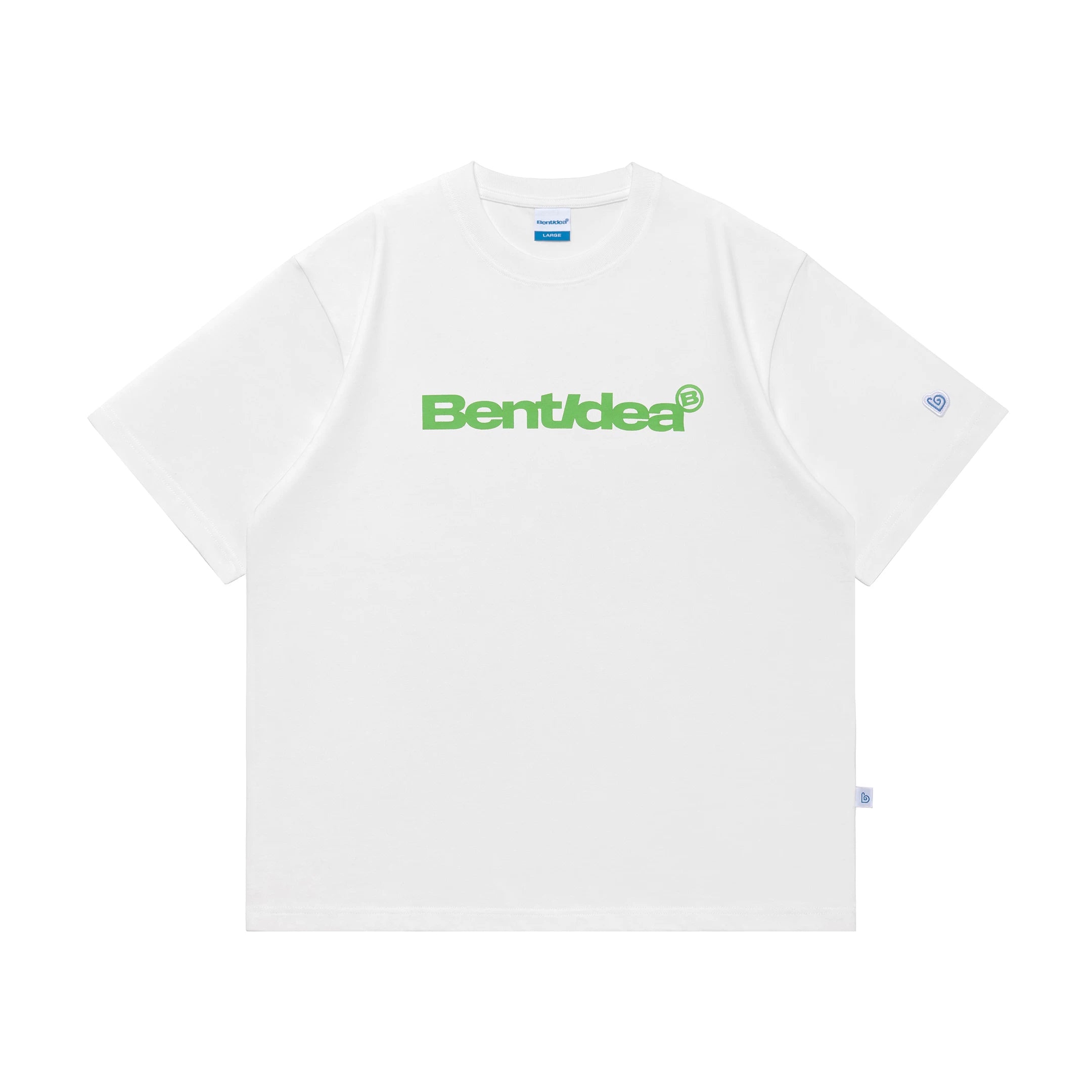 BENT IDEA Letter Print Casual Loose Tee