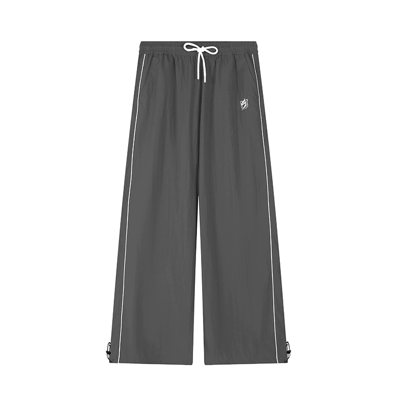 US Casual Wide Leg Parachute Pants Street Hip Hop Sweatpants