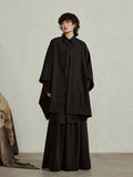 SUNYVONNE Deconstruction Medium and Long-sleeved Shirt Jacket