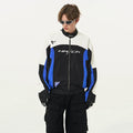 Harshandcruel Racing Embroidered Stand-up Collar Jacket