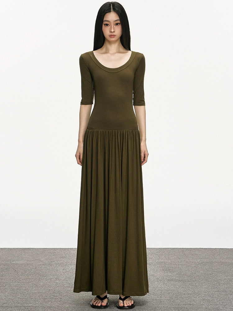 Anna Aneae Ballet Pleated Waist Dress