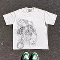 WYB STUDIO | 230G UPF 30+ Breathable Anime Graphic Drop-Shoulder T-Shirt