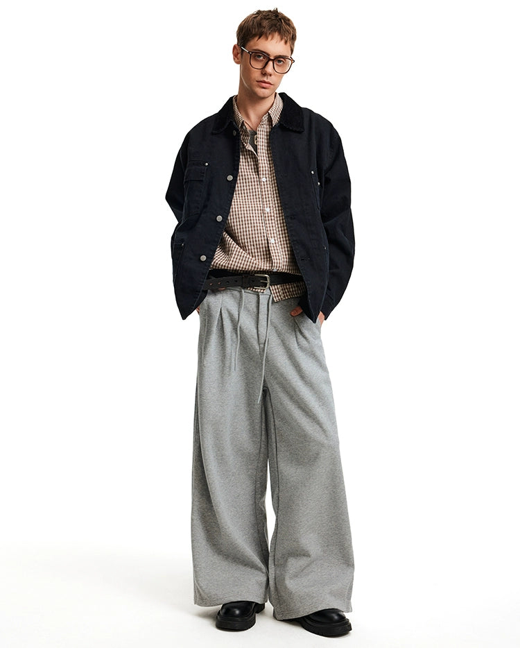 MADWITCH Vintage Spliced Commuter Casual Tooling Jacket