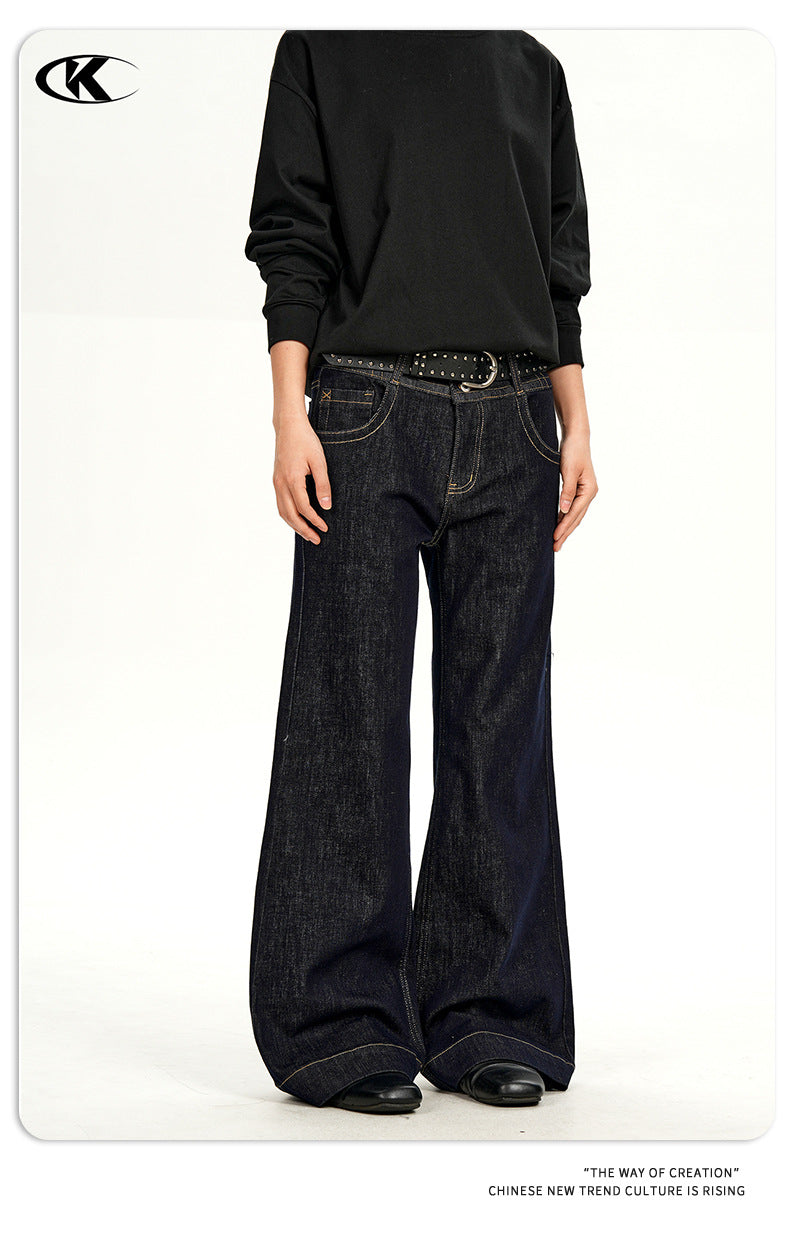 11KN Retro Slim-fit Three-dimensional Slim Casual Jeans