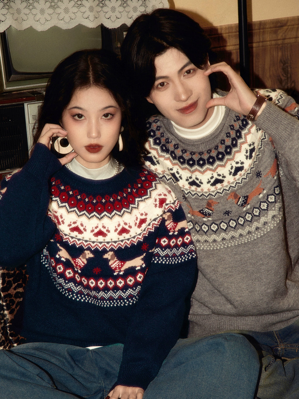 ALOHA Vintage Lazy Sweater