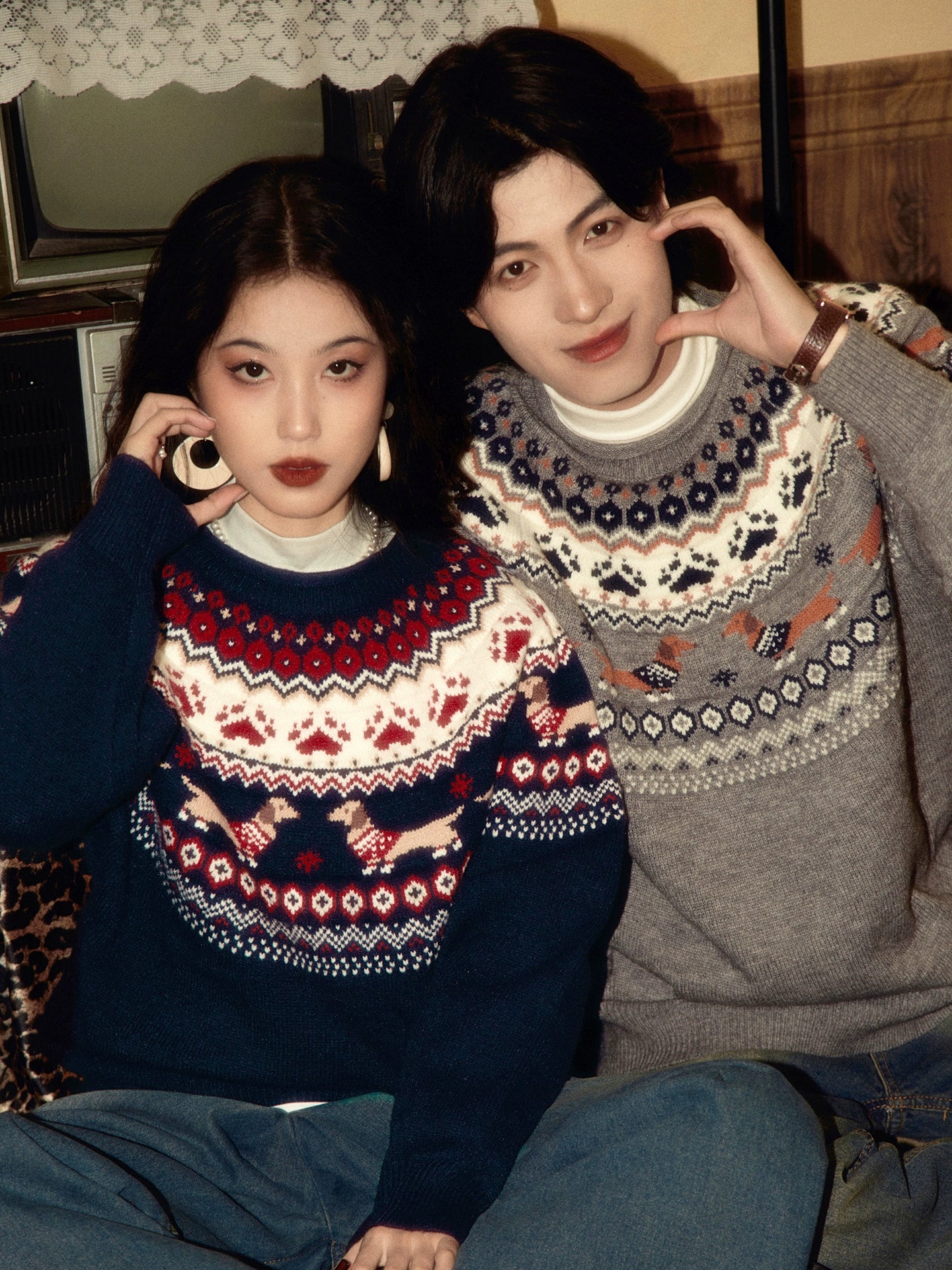 ALOHA Vintage Lazy Sweater