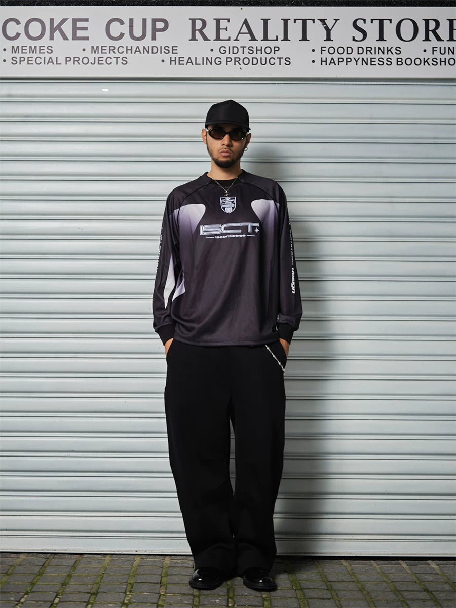 ComicTree Gradual Change Embroidery Casual Long Sleeve