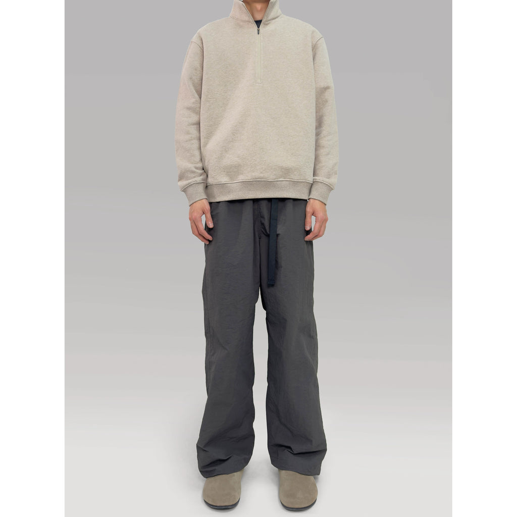 PLUS NO LOGO Half Zipper Polished Sweater