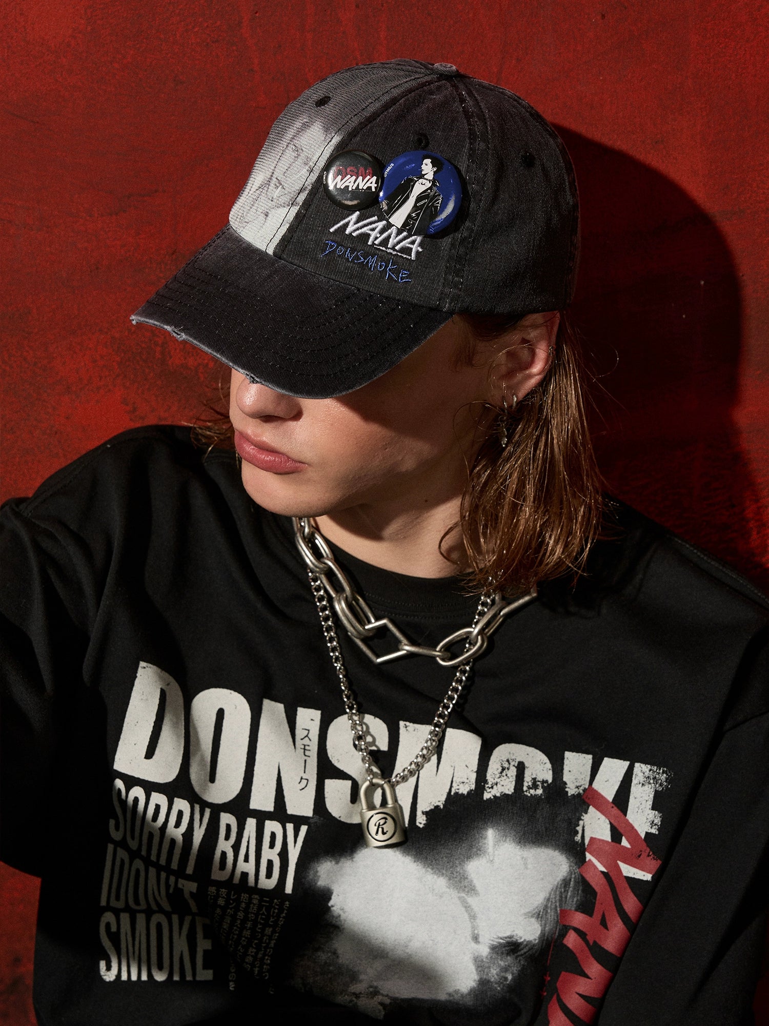DSM Removable Badge Washed Portrait Cap