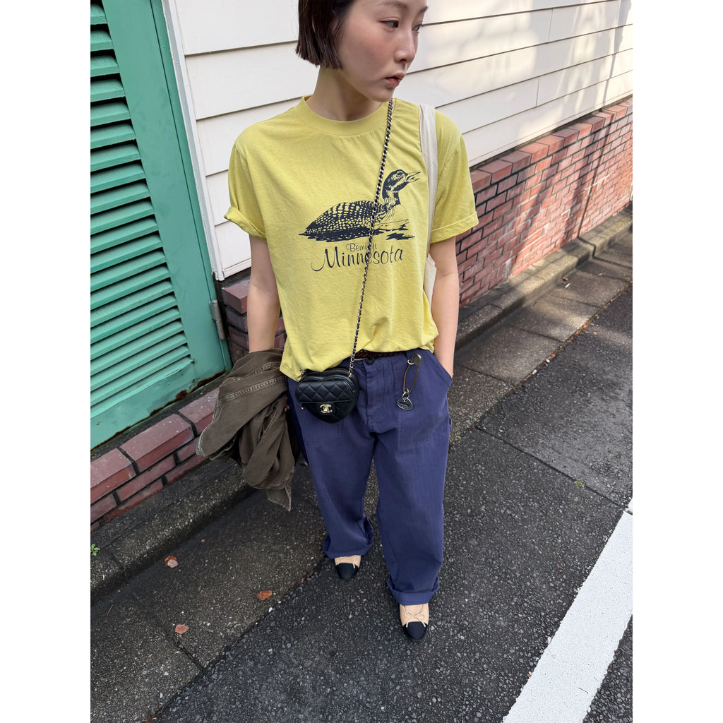 Anniehall Do Old Single Stitch Casual Loose Tee