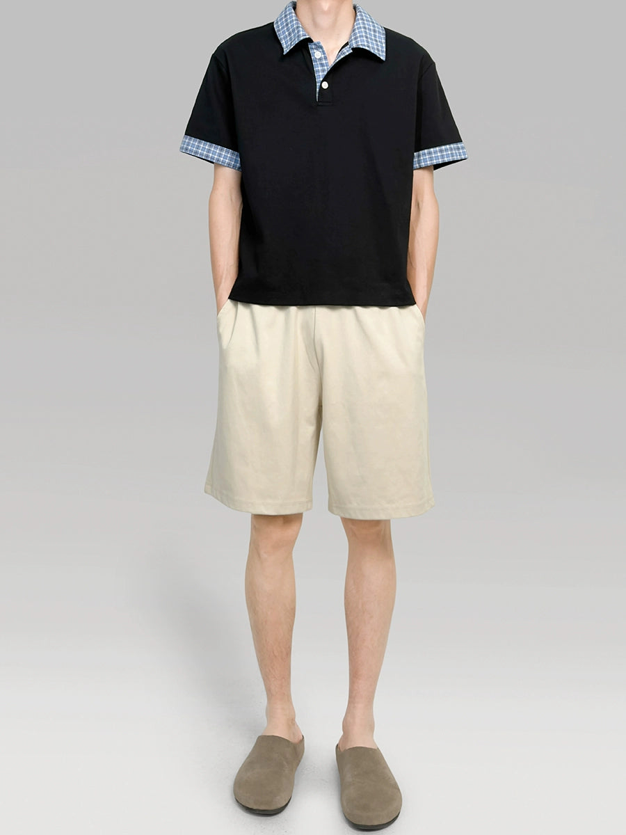 PLUS NO LOGO Triangle Bag Honeycomb Sports Shorts