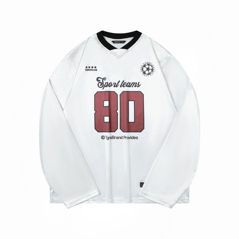TGNS Trendy Streamer Satin Football Jersey