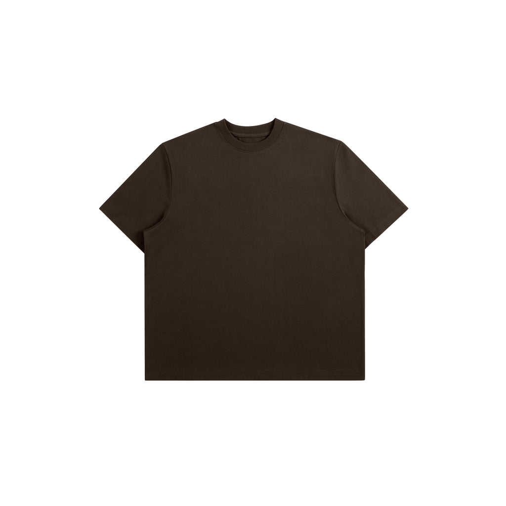 PLUS NO LOGO Small Neckline Short Wide Cool Tee