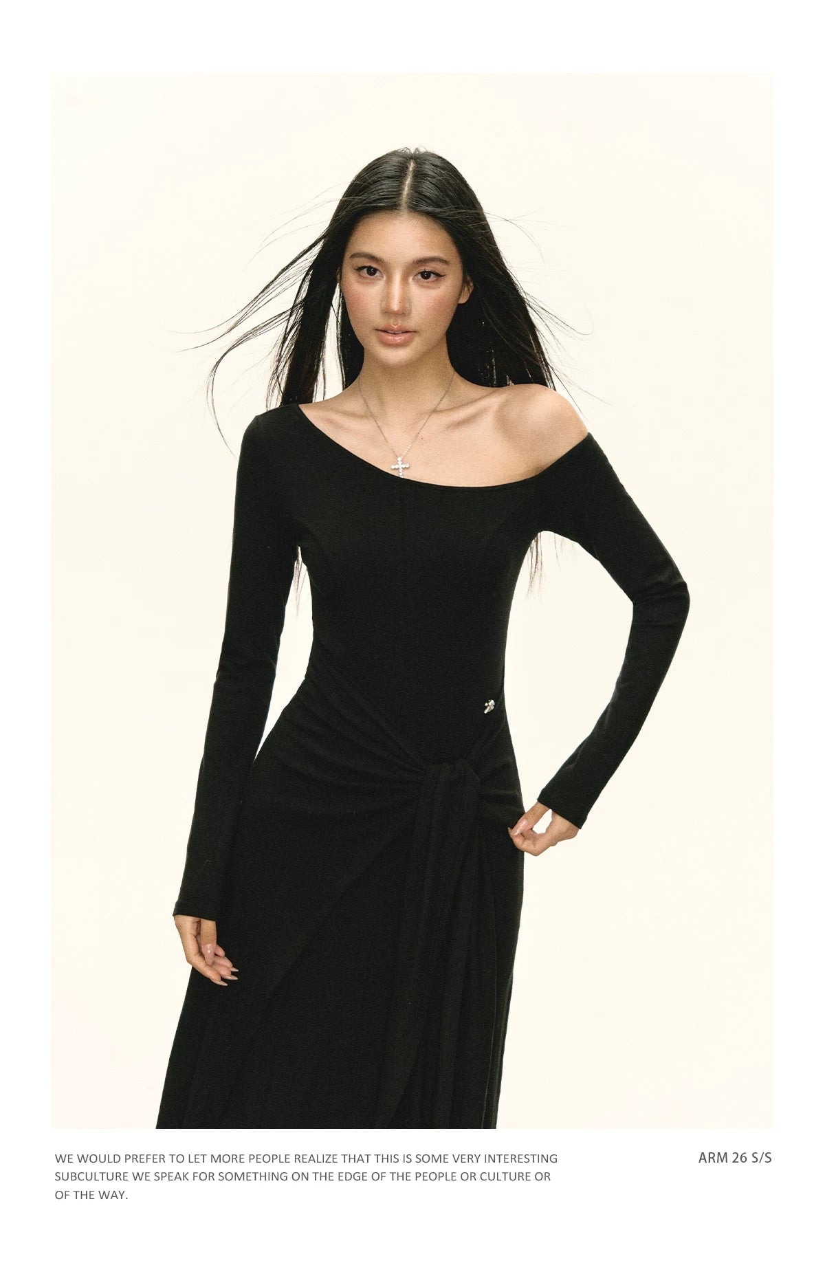 Ariseism Retro Temperament Slim Dress