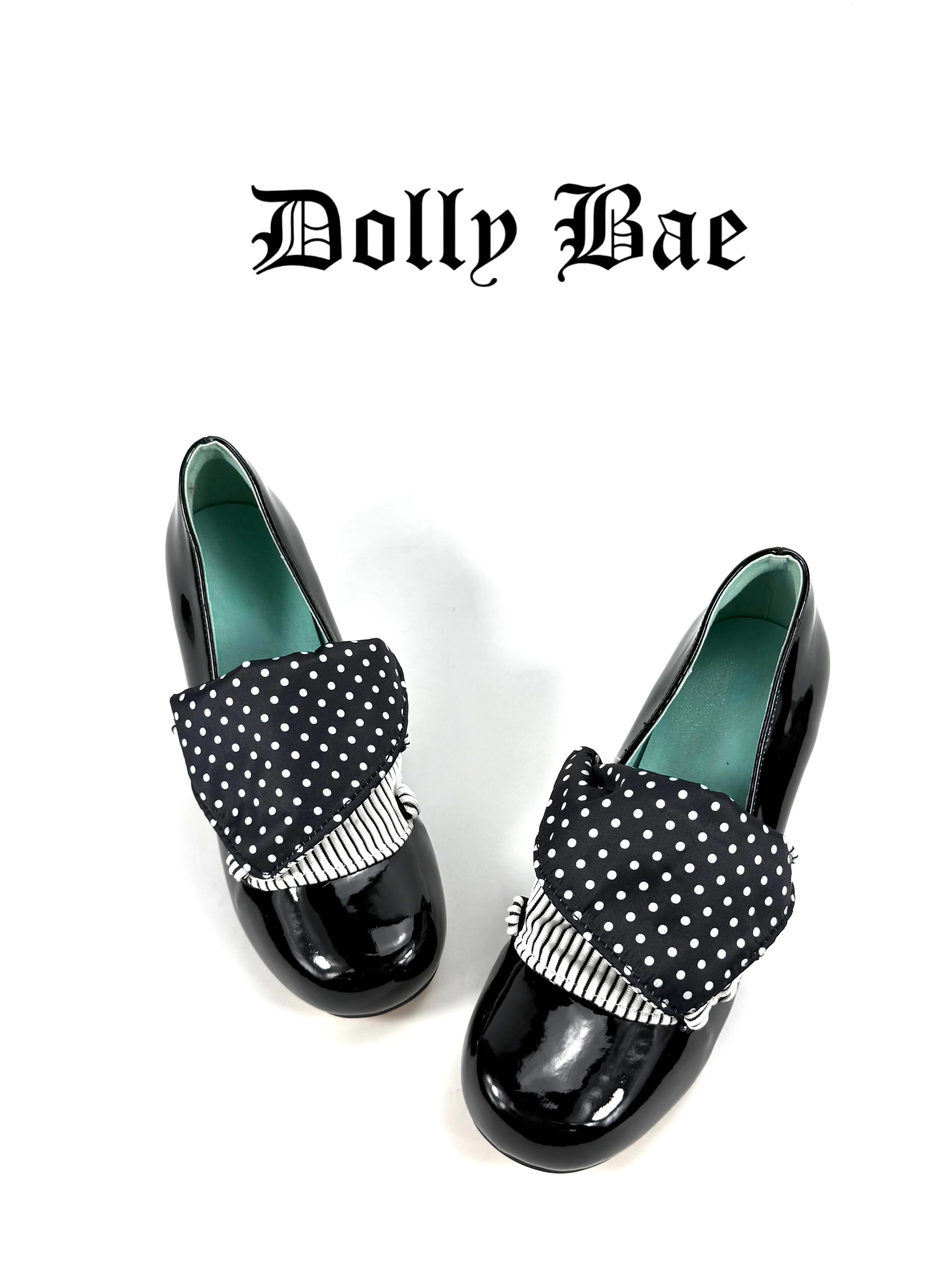 Dollybae Vintage Polka Dot High Heel Shoes