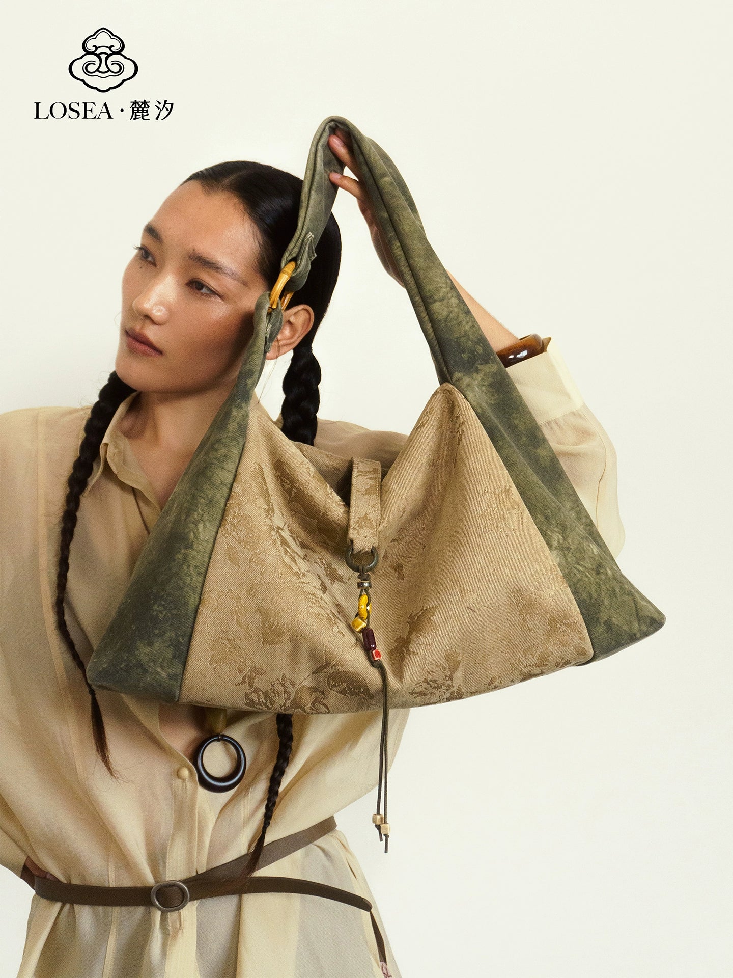 LOSEA Antique Large-capacity Shoulder Bag