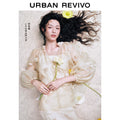 URBAN REVIVO Spicy Flower Blouse Shirt