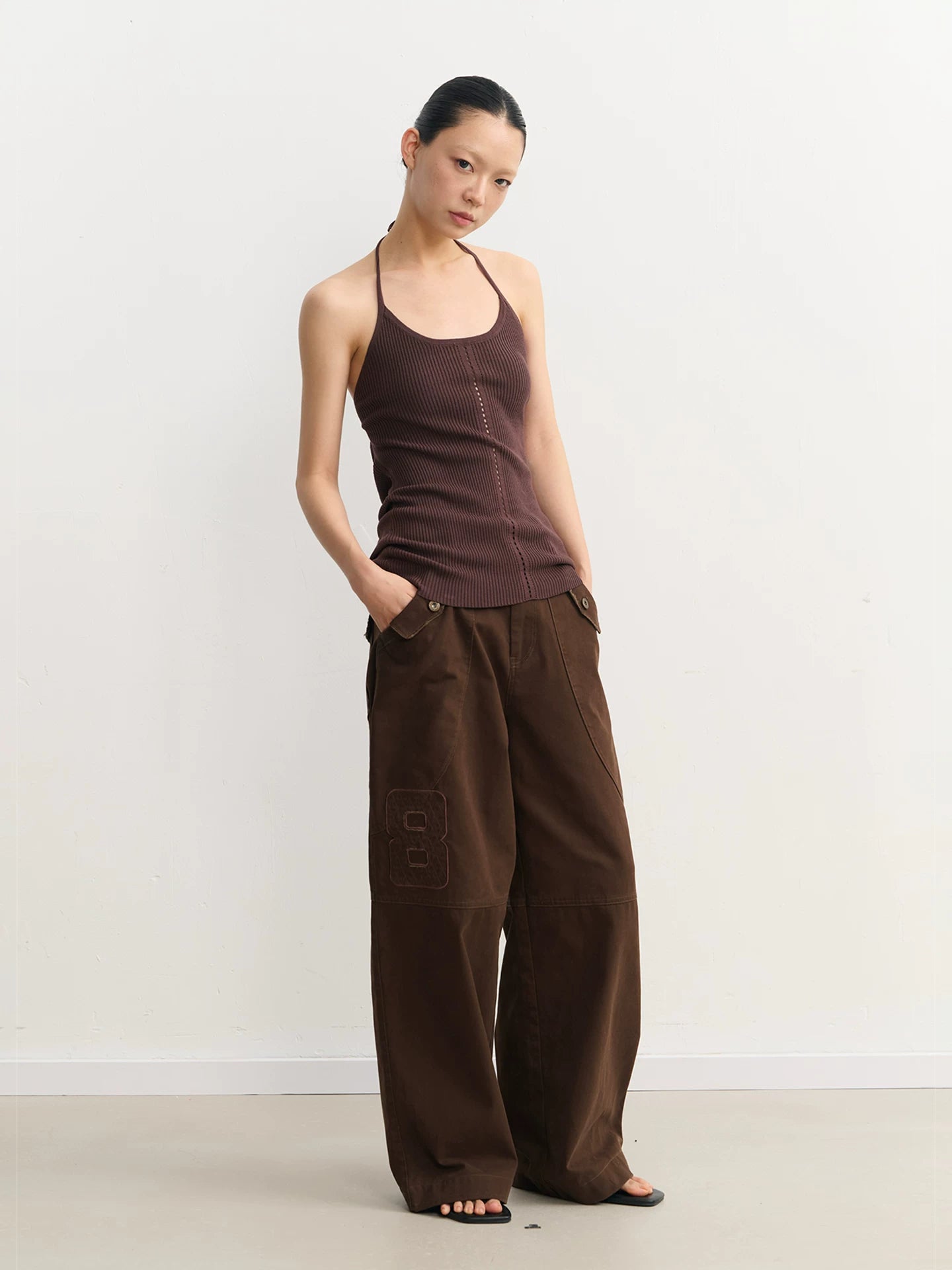 LINY LIBERTY Vintage Tooling Wide Leg Pants