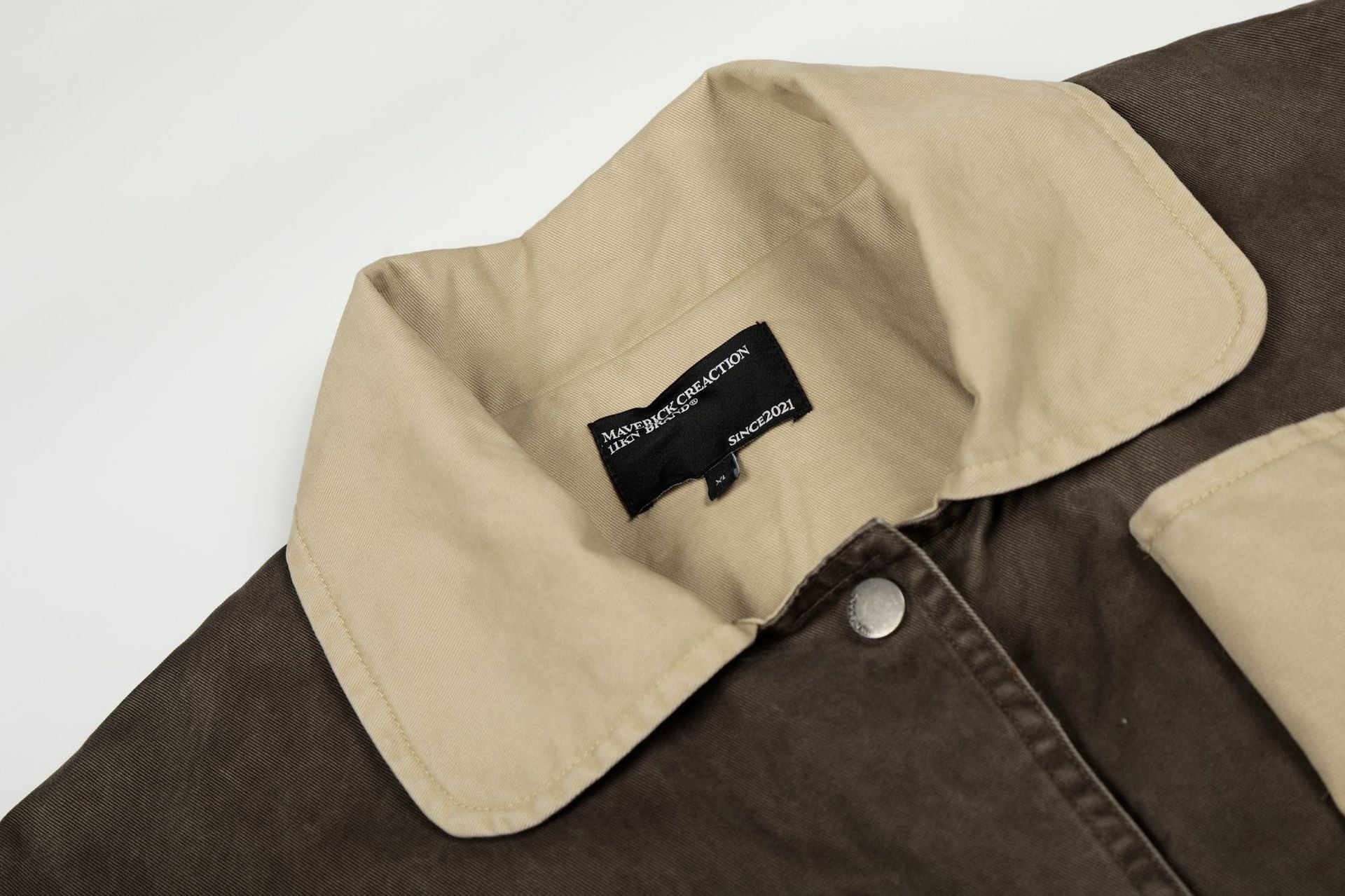 11KN Retro Contrasting Lapel Jacket
