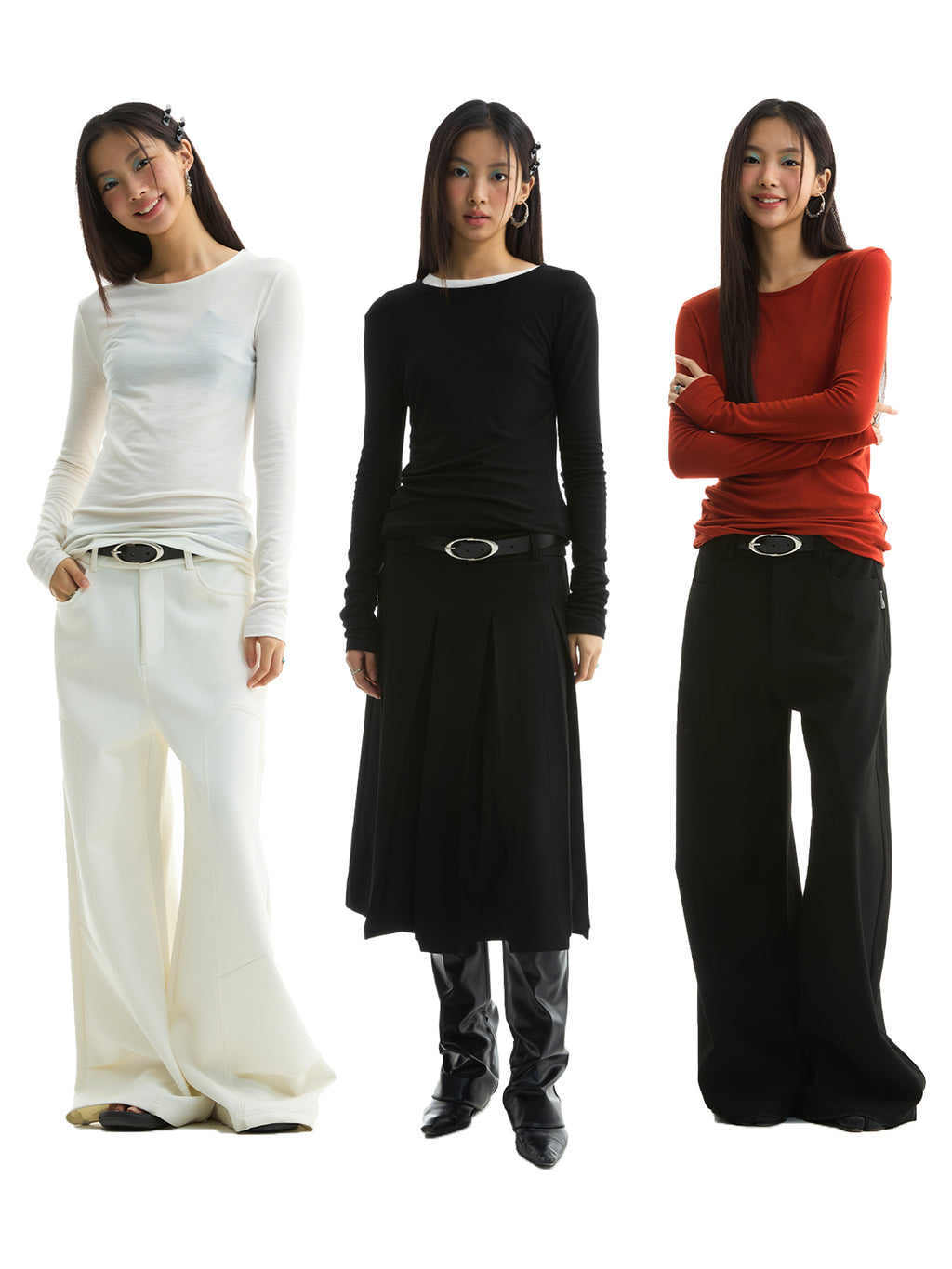 FUNKYFUN Skin-friendly and Comfortable Long Shirt