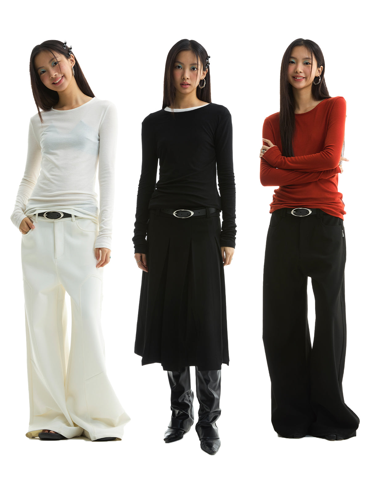 FUNKYFUN Skin-friendly and Comfortable Long Shirt