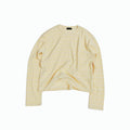 PLUS NO LOGO Casual Striped Crew Neck Long Sleeve
