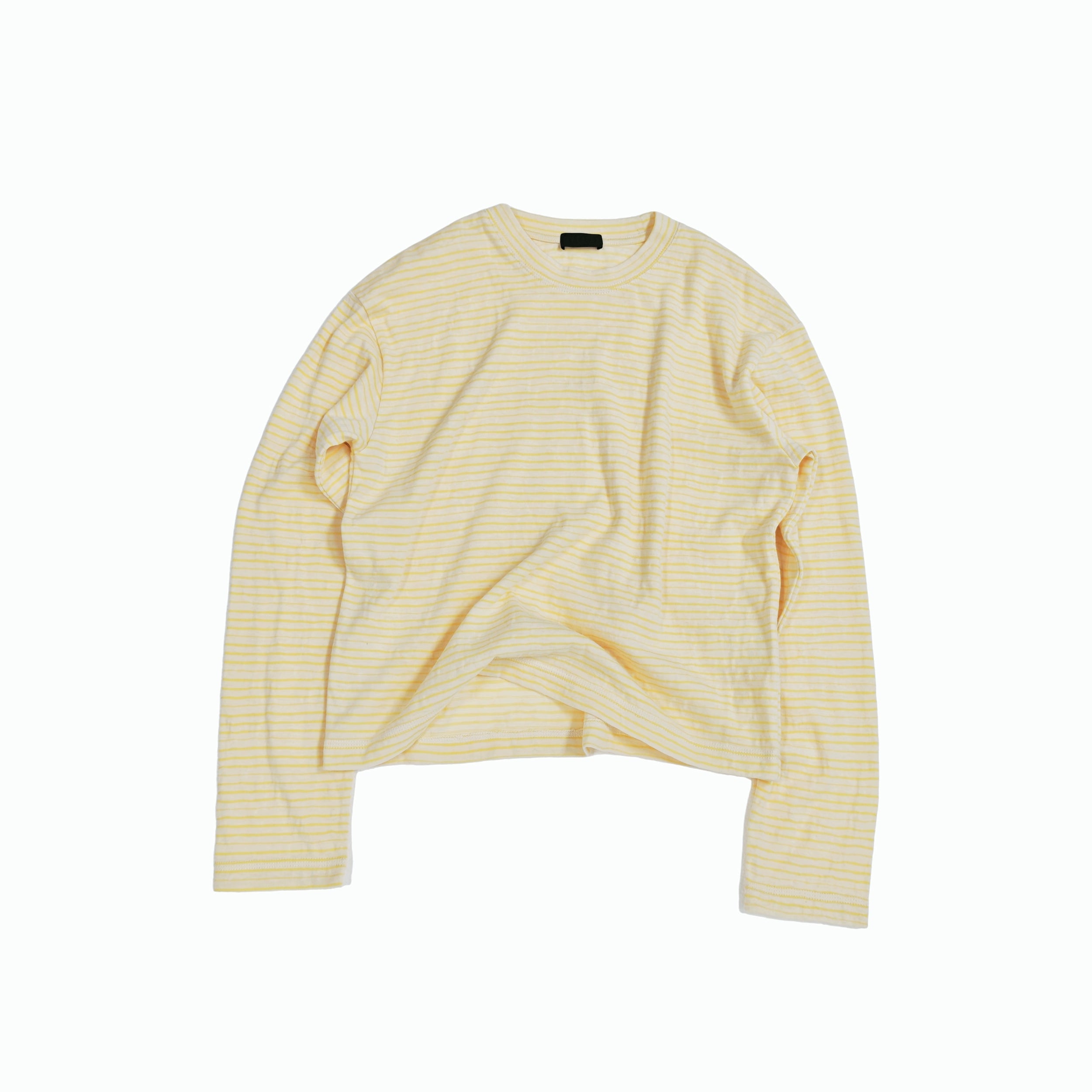 PLUS NO LOGO Casual Striped Crew Neck Long Sleeve