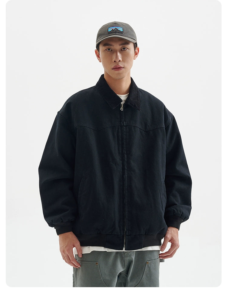 BUTTBILL Washed Tooling Corduroy Jacket