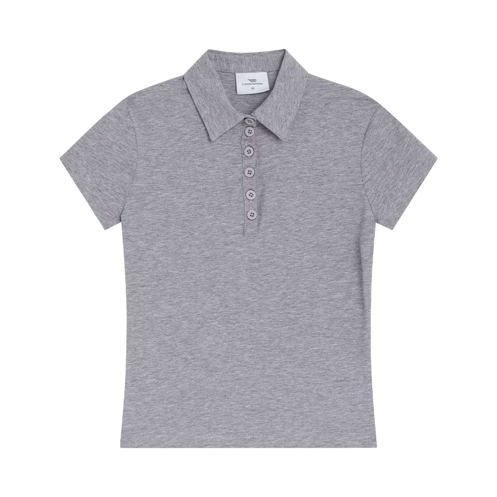Loopsoon Lapel Versatile Comfortable Slim Tee