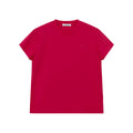 FUNKYFUN Loose Front Shoulder Minimalist Casual Tee