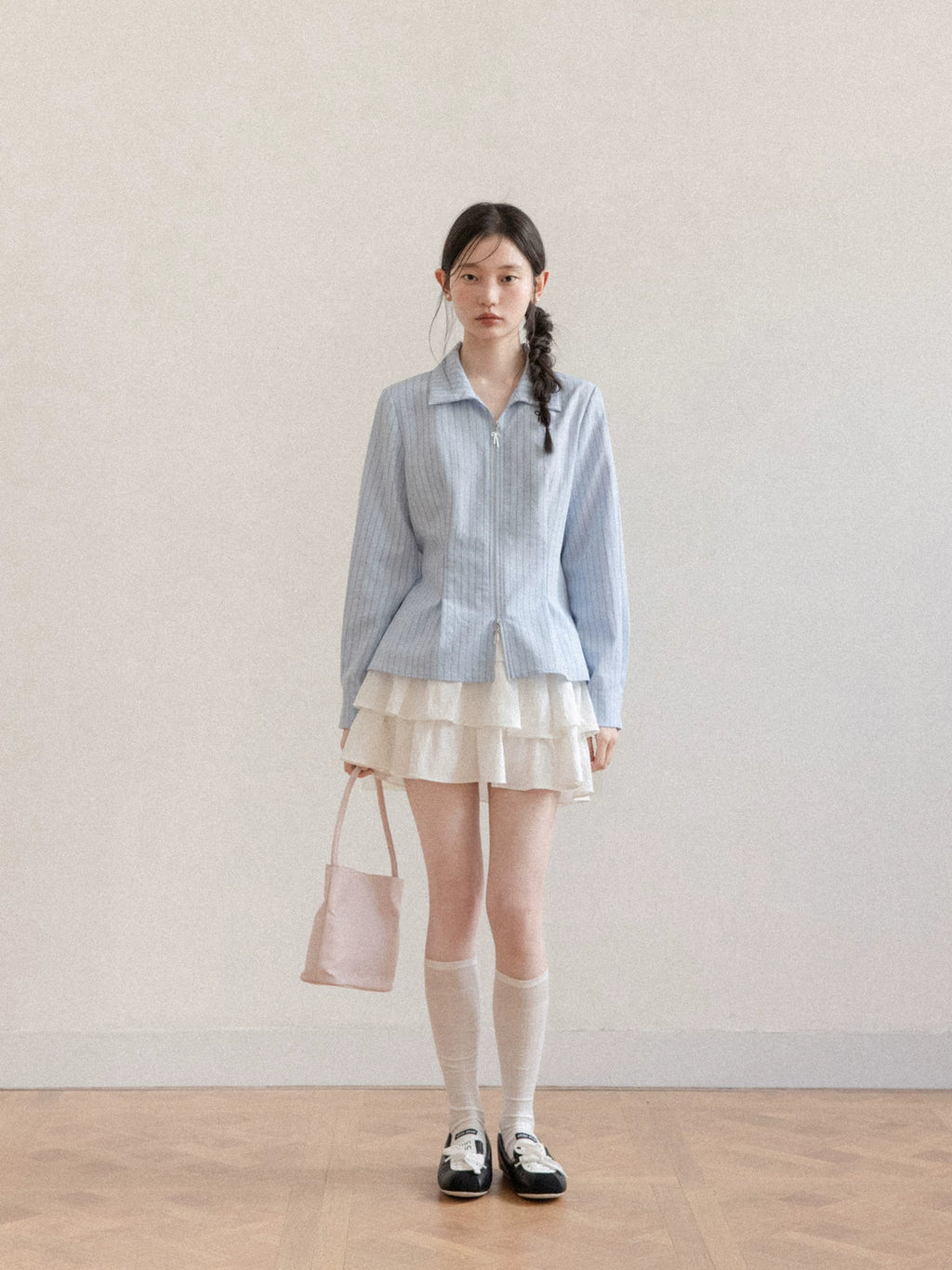 Cantonstory Casual Striped Shirt