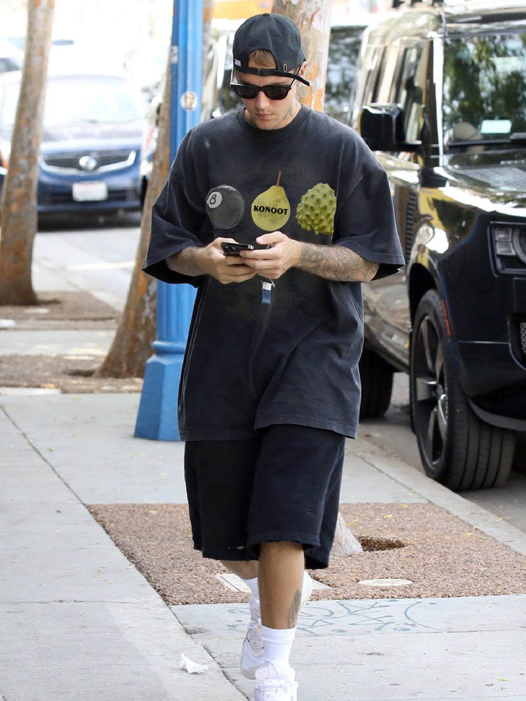 [KONOOT] (Yari Sakya) spoof Boxy Fit * 280G Tee