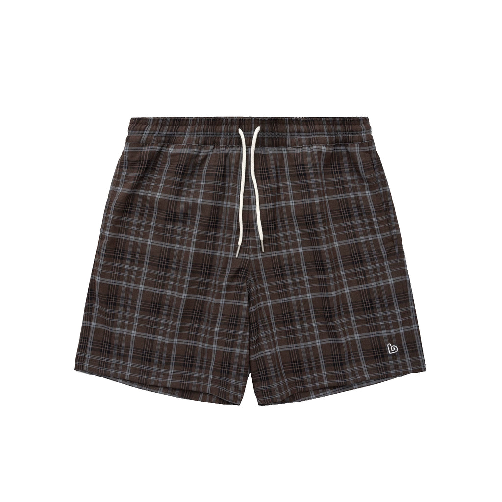 BENT IDEA Contrast Checked Comfort Shorts