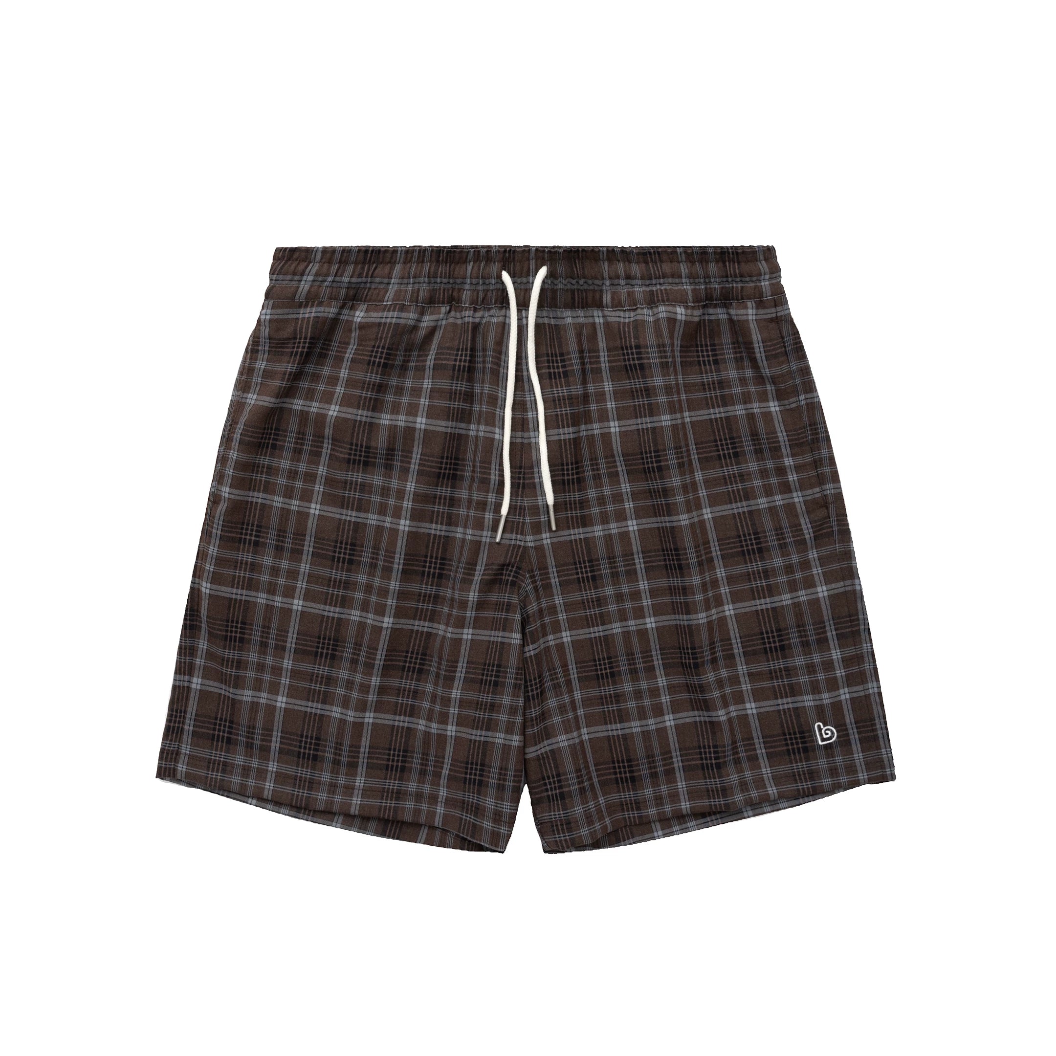 BENT IDEA Contrast Checked Comfort Shorts