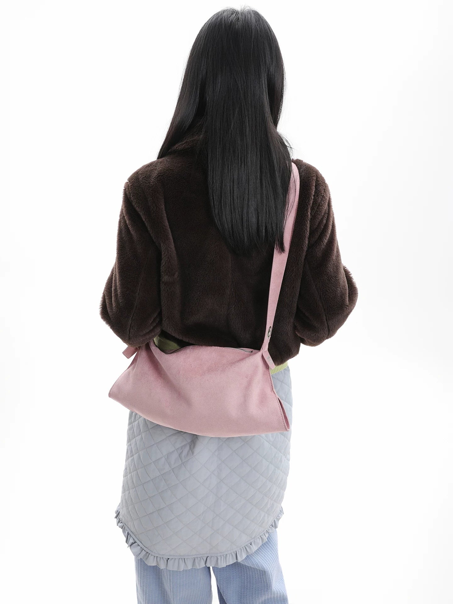 JANDRESS Asymmetrical Punched Crossbody Armpit Bag