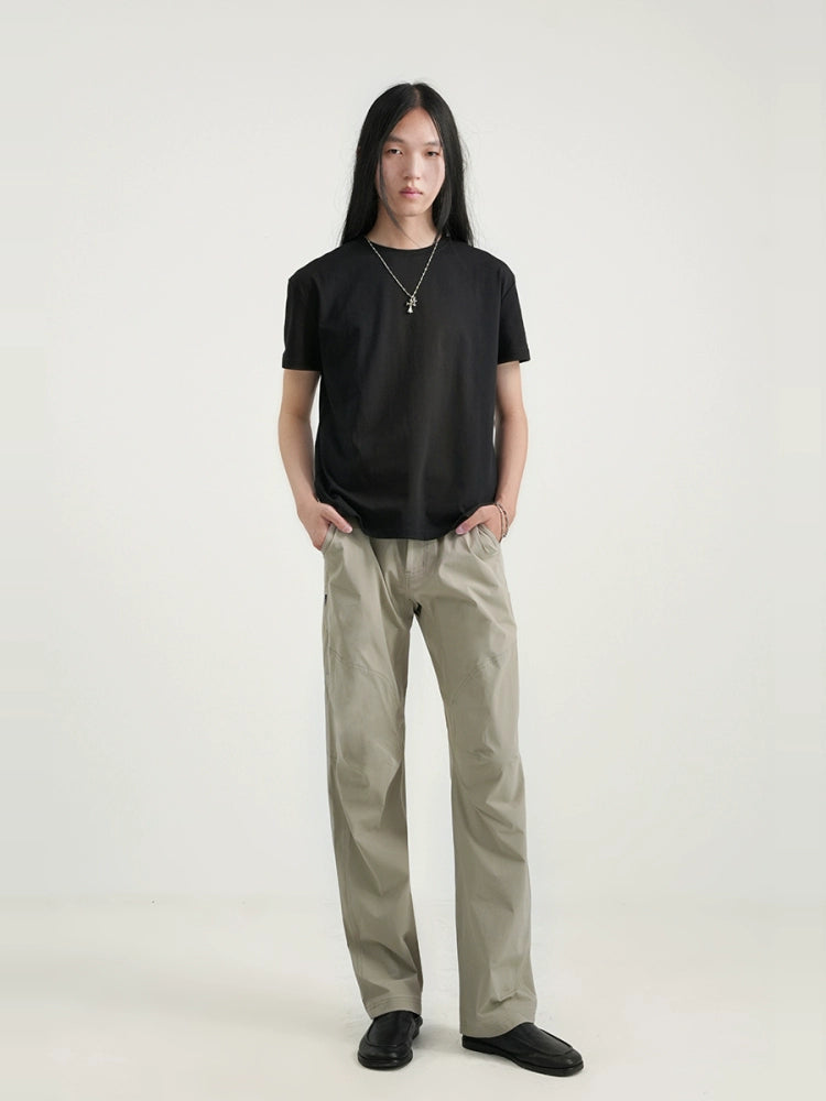 NO LOGO Splicing Quick-drying Multi-pocket Soft Shell Pants