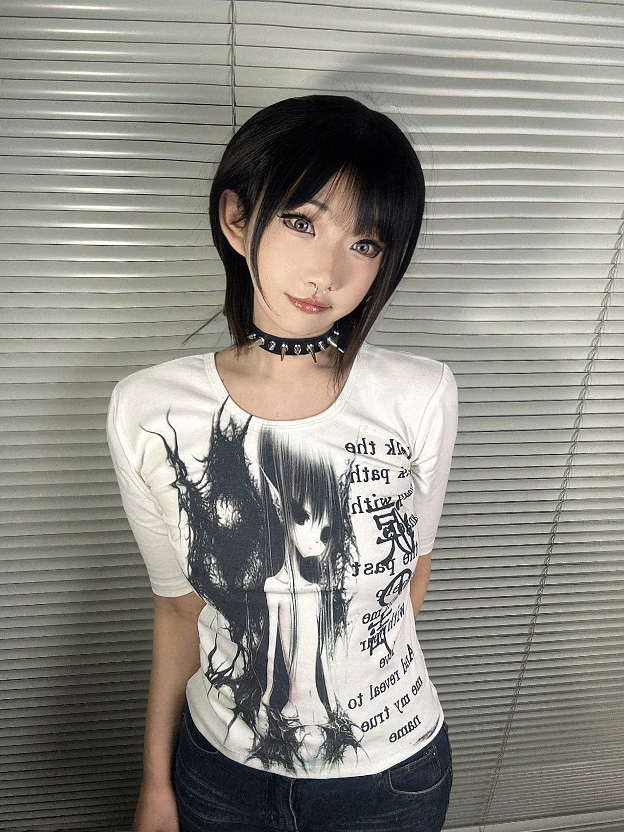 WEBBAR Japanese Vision Five-quarter Sleeve Slim-fit Long Sleeve