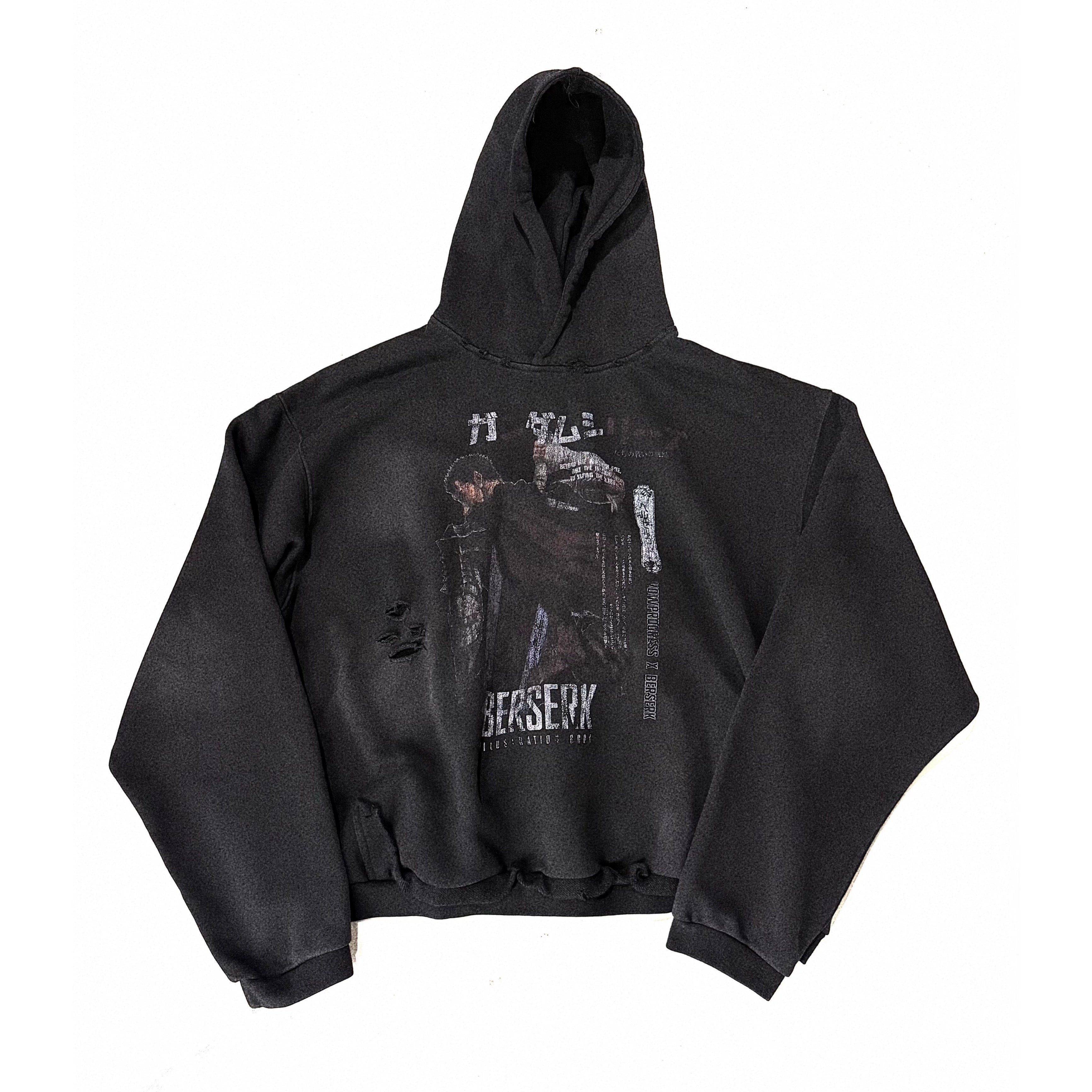 VOWPROGRESS Do Old Damage Hooded Sweater