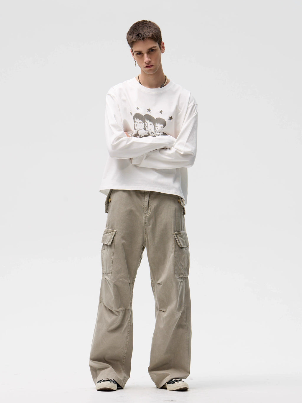 CENSMADE TD Portrait Old Print Long Sleeve