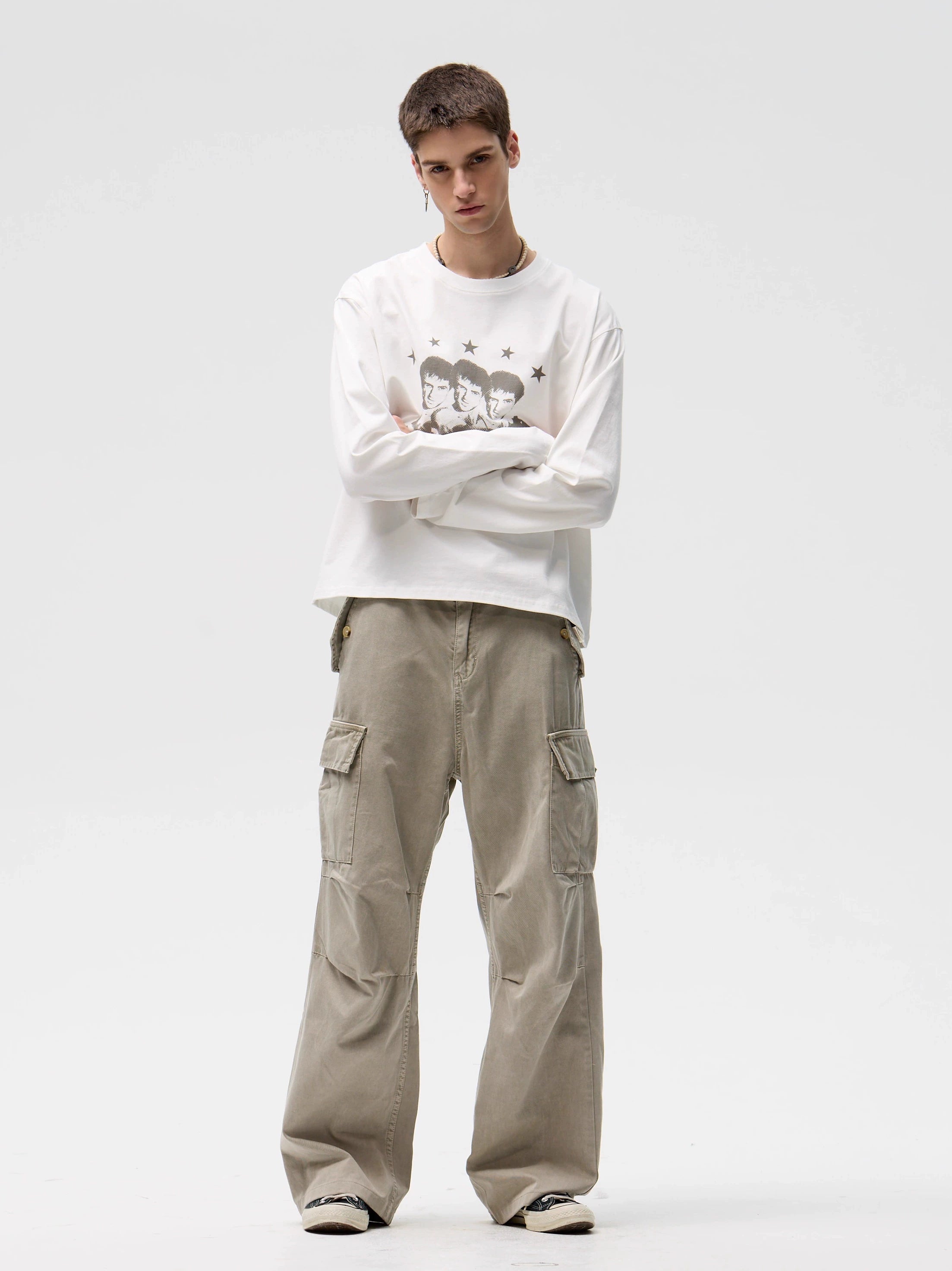 CENSMADE TD Portrait Old Print Long Sleeve