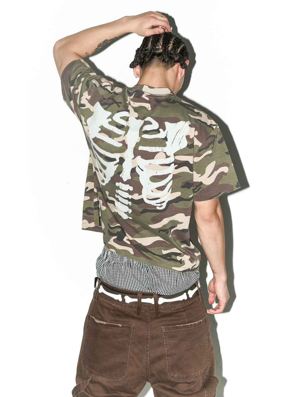 LIBERAFIT Poster Skeleton Print Loose Tee