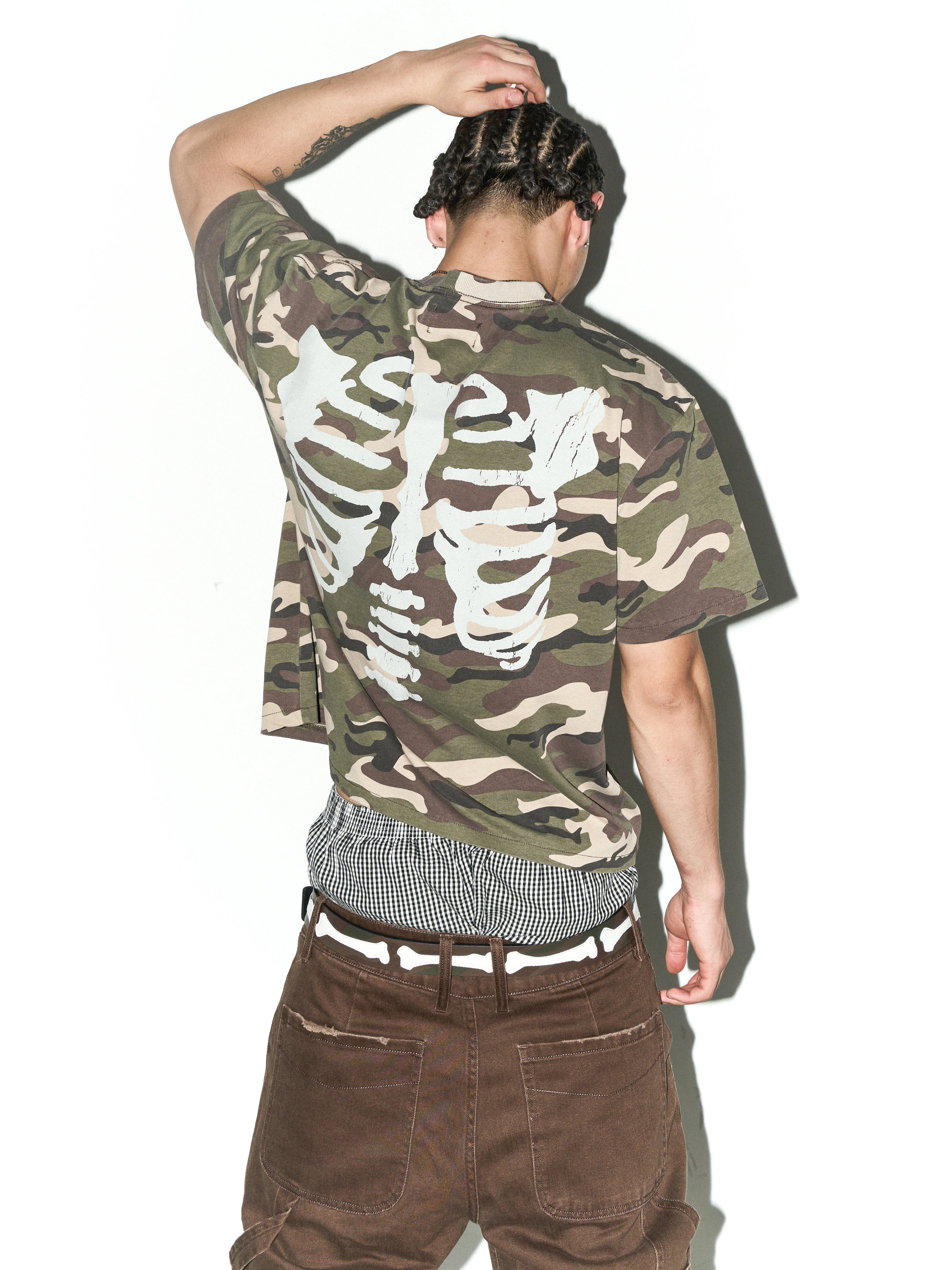 LIBERAFIT Poster Skeleton Print Loose Tee