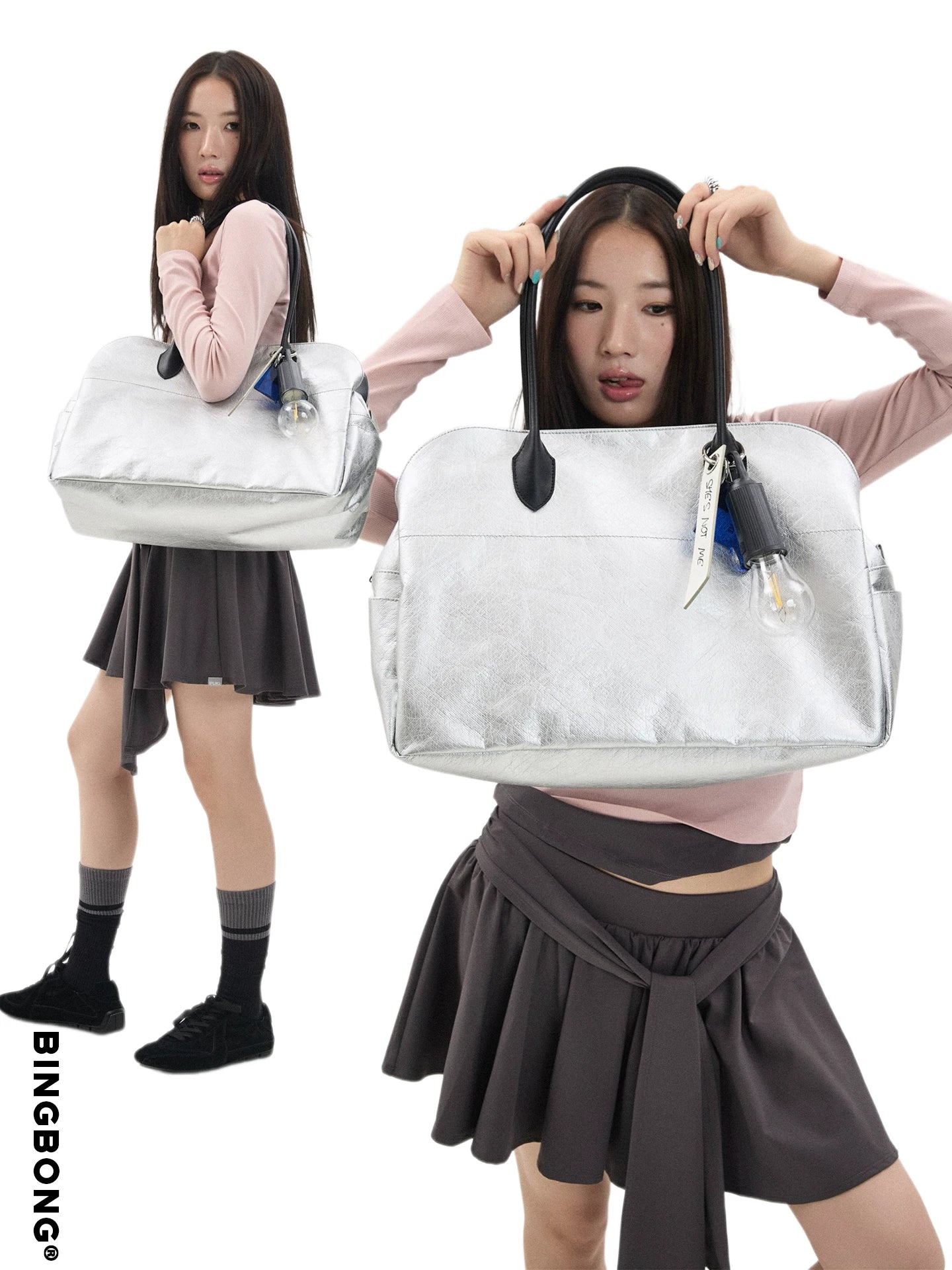 BINGBONG Large Capacity Creative Pendant Tote Bag