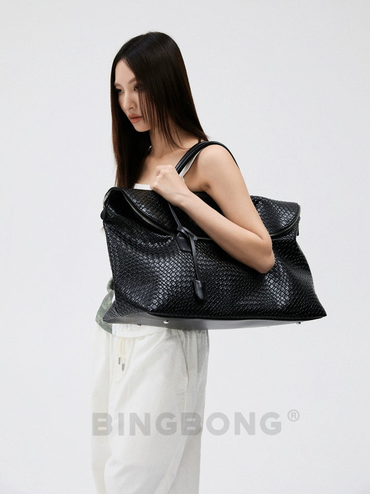 BINGBONG Stylish Commuter Business Trip Large Capacity Shoulder Handbag