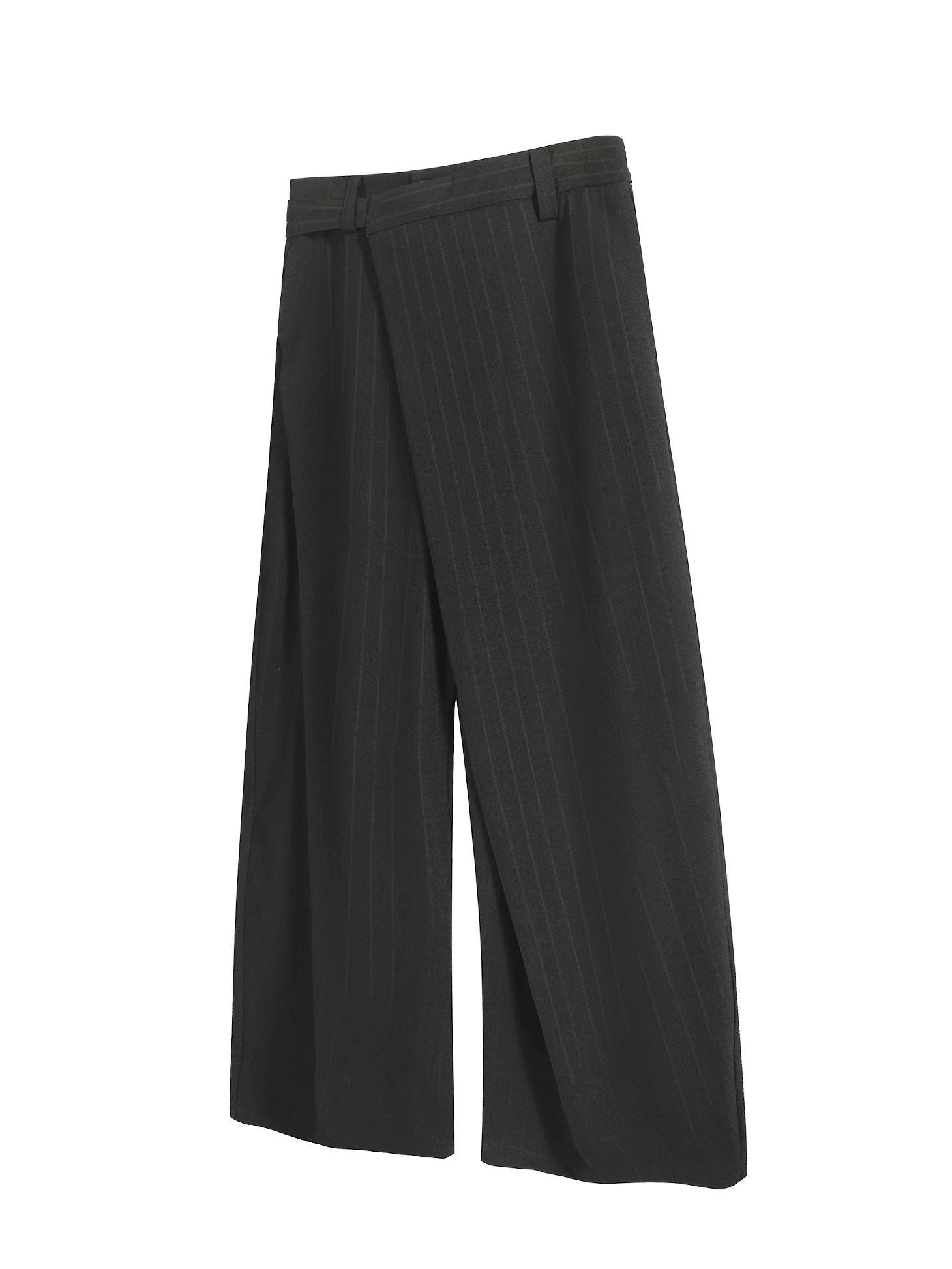 TZ Killer Dark Striped Pleated Slacks