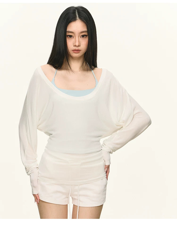 Anna Aneae Tencel Wool Loose Long Sleeves