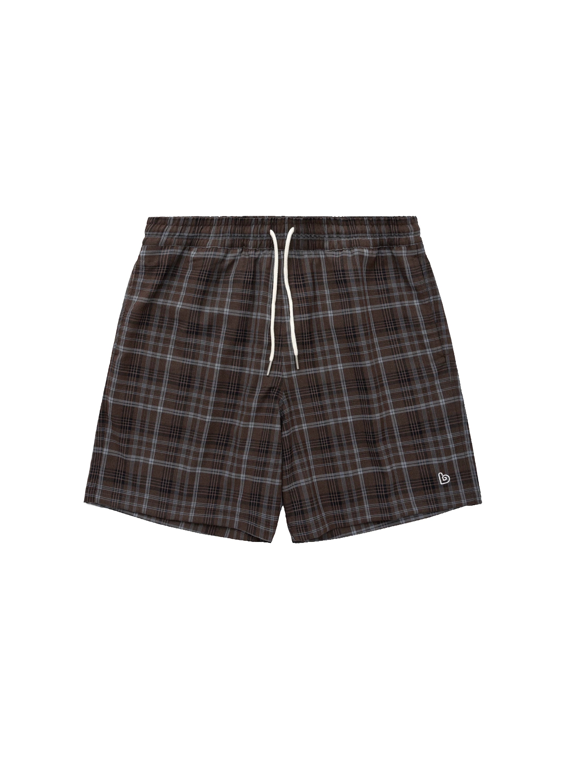 BENT IDEA Contrast Checked Comfort Shorts
